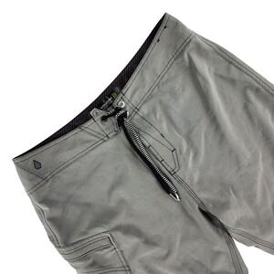 Volcom Board Shorts Mens 32 Grey Mod-Tech Repreve Recycled Polyester Stretch